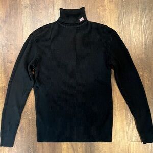 Ralph Lauren Sport Women's Black Chunky Ribbed Knit Turtleneck RL
Flag Logo L